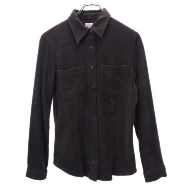 ARMANI JEANS - アルマーニジーンズ 長袖 シャツ USA6 ブラウン系