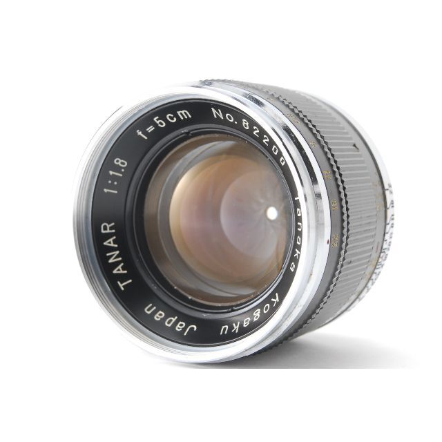 LEICA(ライカ)の超希少 Tanaka Kogaku TANAR 5cm F1.8 L39 スマホ/家電/カメラのカメラ(レンズ(単焦点))の商品写真