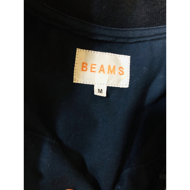 BEAMS(ビームス)のBEAMS  長袖シャツ　ネイビー　M メンズのトップス(シャツ)の商品写真