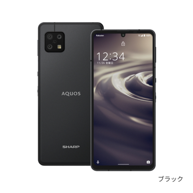 SHARP AQUOS sense6s SH-RM19s ブラック