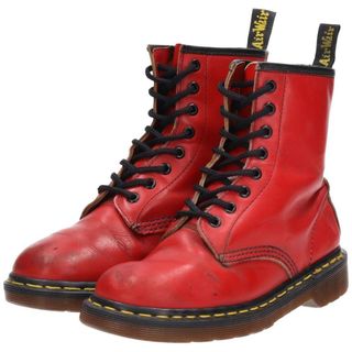 ドクターマーチン(Dr.Martens)の古着 ドクターマーチン Dr.Martens 8ホールブーツ レディース24.5cm /saa010707(ブーツ)