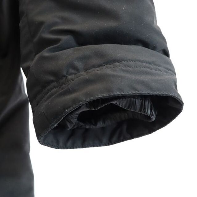 UNIQLO(ユニクロ)のユニクロ ダウンジャケット L 黒 UNIQLO フード レディース 【R221030】 レディースのジャケット/アウター(ロングコート)の商品写真