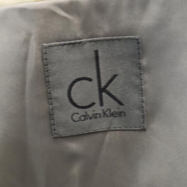 Calvin Klein - カルバンクライン ウール ストライプ柄 テーラード