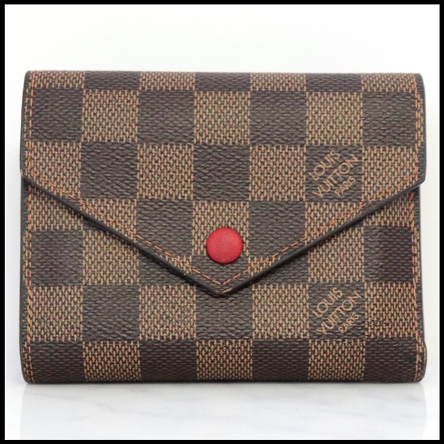 LOUIS VUITTON(ルイヴィトン)のルイヴィトン N41659  ダミエ ポルトフォイユ ヴィクトリーヌ　財布 レディースのファッション小物(財布)の商品写真