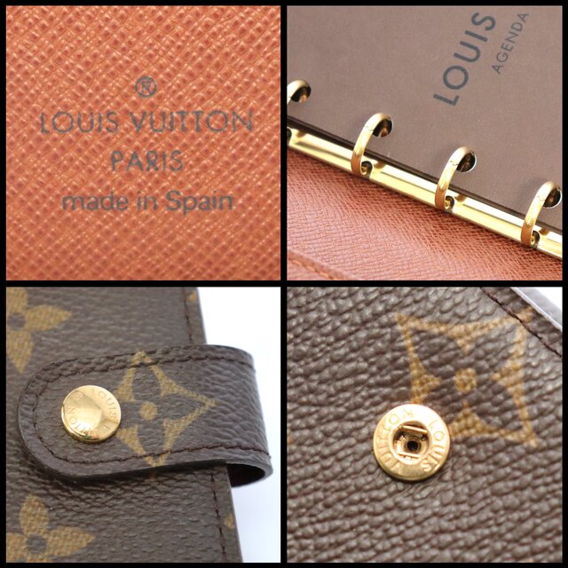 良品『USED』 LOUIS VUITTON ルイ・ヴィトン アジェンダPM R20005 手帳カバー モノグラムキャンバス モノグラム