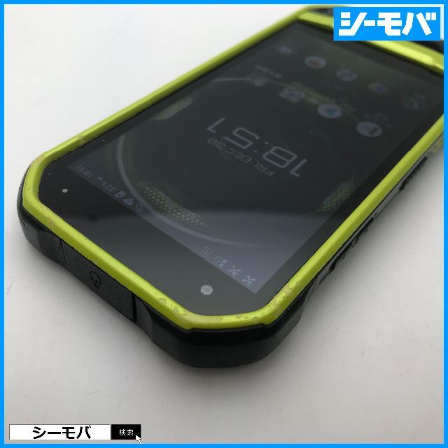 京セラ(キョウセラ)の◆SIMフリー良品au京セラ TORQUE G03 KYV41 グリーン 590 スマホ/家電/カメラのスマートフォン/携帯電話(スマートフォン本体)の商品写真