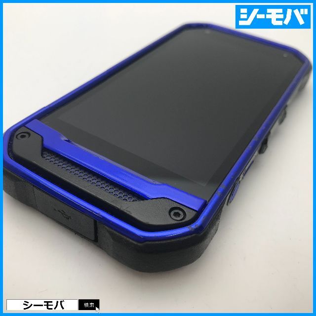 京セラ(キョウセラ)の◆SIMフリー中古au京セラ TORQUE G03 KYV41 ブルー 591 スマホ/家電/カメラのスマートフォン/携帯電話(スマートフォン本体)の商品写真