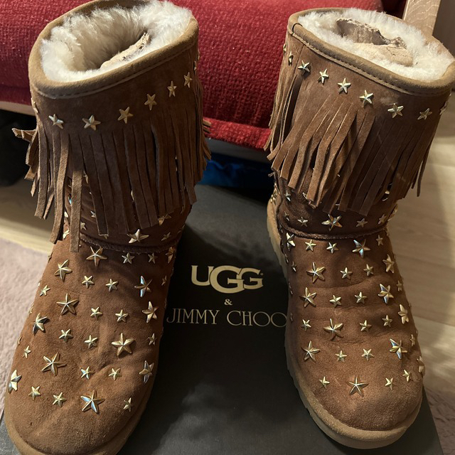 UGG & JIMMY CHOO ムートンブーツ　サイズ7