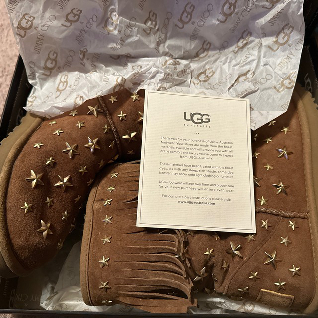 UGG & JIMMY CHOO ムートンブーツ　サイズ7 2