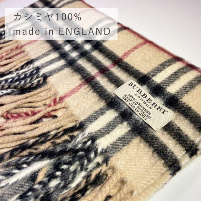 BURBERRY - バーバリーロンドン ノバチェック柄マフラー カシミヤ100 ...