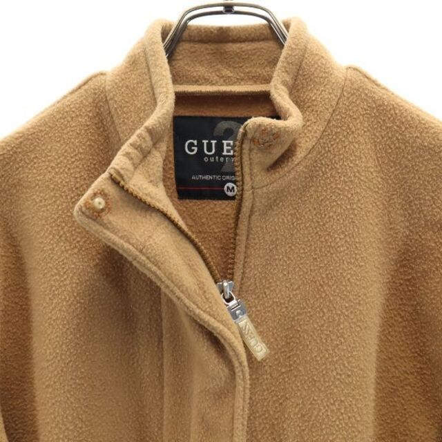 GUESS - ゲス フリース M 茶系 Guess ロング フリースジャケット 日本