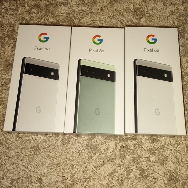 au Google Pixel 6a  本体 SIMフリー 3台