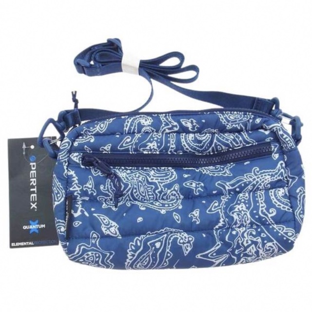 Supreme Puffer Side Bag "Blue Paisley" 1