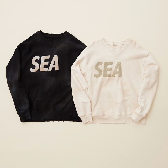 Lサイズ】WINDANDSEA SEA DAMAGED CREW NECK | nort.swiss