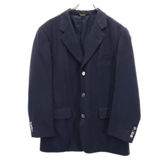 ブルックスブラザース(Brooks Brothers)のブルックスブラザーズ 日本製 ウール100％ テーラードジャケット ネイビー系 Brooks Brothers メンズ 【中古】  【221012】(ダッフルコート)