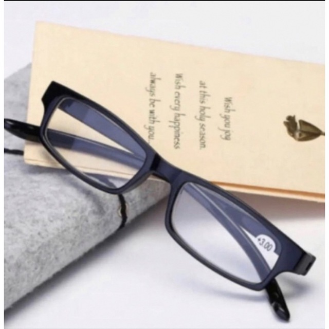 首掛け老眼鏡　ブラック　 レディースのファッション小物(サングラス/メガネ)の商品写真