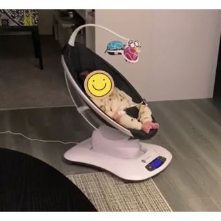 フォーマムズ(4moms)のママルー 電動バウンサー ＋替えカバー ベビーバウンサー4moms(その他)