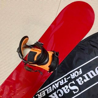SCOOTER 157cm キャンバーボード&SIMS ビンディング セット