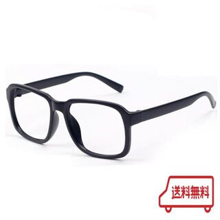 【ビッグフレーム】ＰＣメガネ　スマホ眼鏡　ブルーライトカット　ＵＶ紫外線カット(サングラス/メガネ)