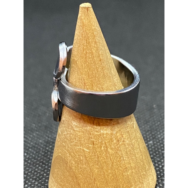 アンティーク リング スプーンリング 13号 調節可 ミッキーマウス 3544 メンズのアクセサリー(リング(指輪))の商品写真