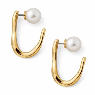 アネモネ(Ane Mone)のANEMONE パールキャッチ×メタルフープピアス(ピアス)