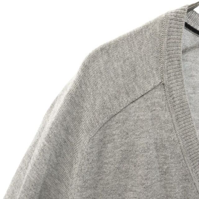 Paul Smith - ポールスミス Vネック 長袖コットンニット XL グレー