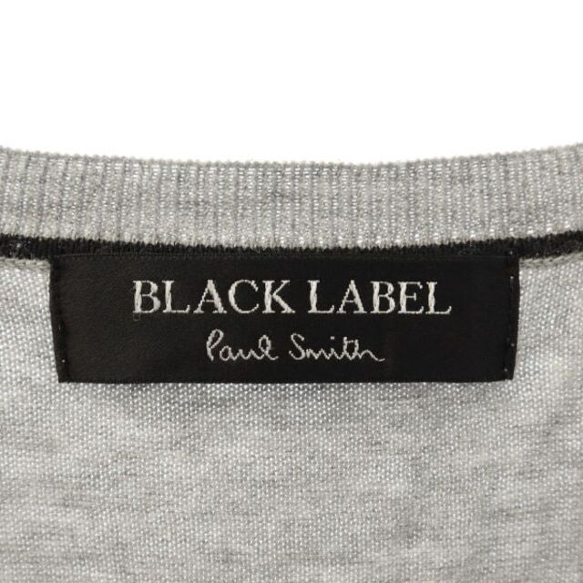 Paul Smith - ポールスミス Vネック 長袖コットンニット XL グレー