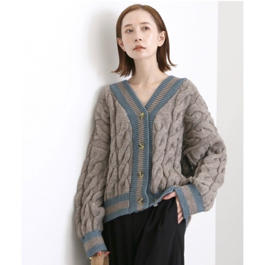 美品　スローブイエナ  Oldderby Knitwear チルデンカーディガン