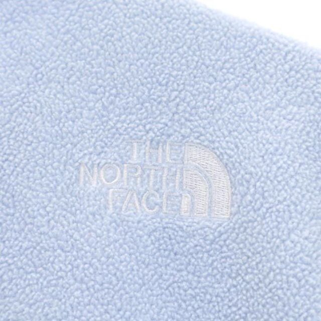 ノースフェイス フリース M ライトブルー THE NORTH FACE ロゴ刺繍 レディース 【中古】 【221012】