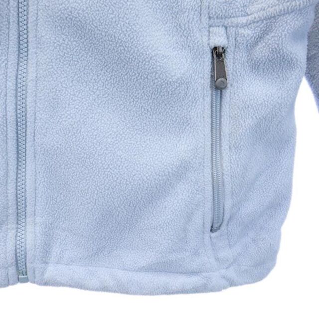 ノースフェイス フリース M ライトブルー THE NORTH FACE ロゴ刺繍 レディース 【中古】 【221012】
