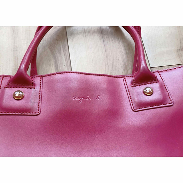 agnes b.(アニエスベー)のagnes b アニエスベーボヤージュ トートバッグ　ショルダーバッグ　ピンク レディースのバッグ(トートバッグ)の商品写真