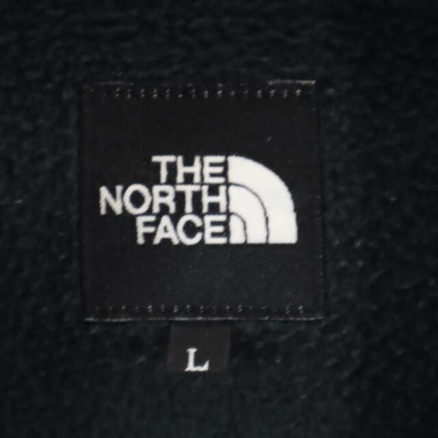 ノースフェイス NT11500R ロゴ刺繍 スウェットパーカー L 黒 THE NORTH FACE 裏起毛 メンズ   【221026】 7