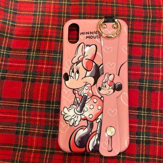 ディズニー(Disney)のiPhone xr  ケース　ミニーマウス　おまけ付き(キャラクターグッズ)