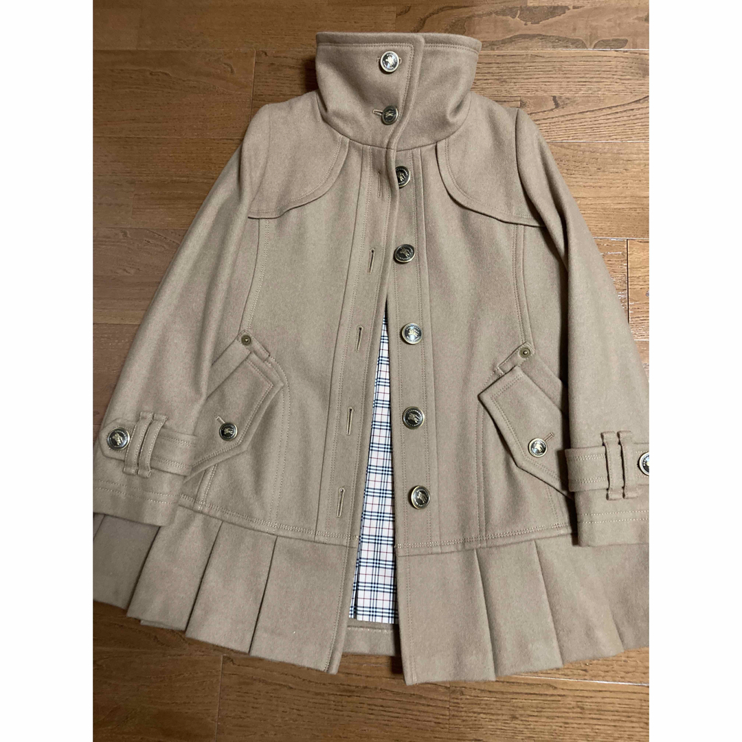 BURBERRY BLUE LABEL(バーバリーブルーレーベル)のバーバリーコート ベージュ キャメル レディースのジャケット/アウター(その他)の商品写真