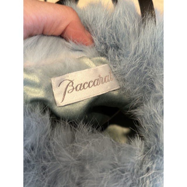 Baccarat(バカラ)のバカラ　ファーリュック　ブルー レディースのバッグ(リュック/バックパック)の商品写真