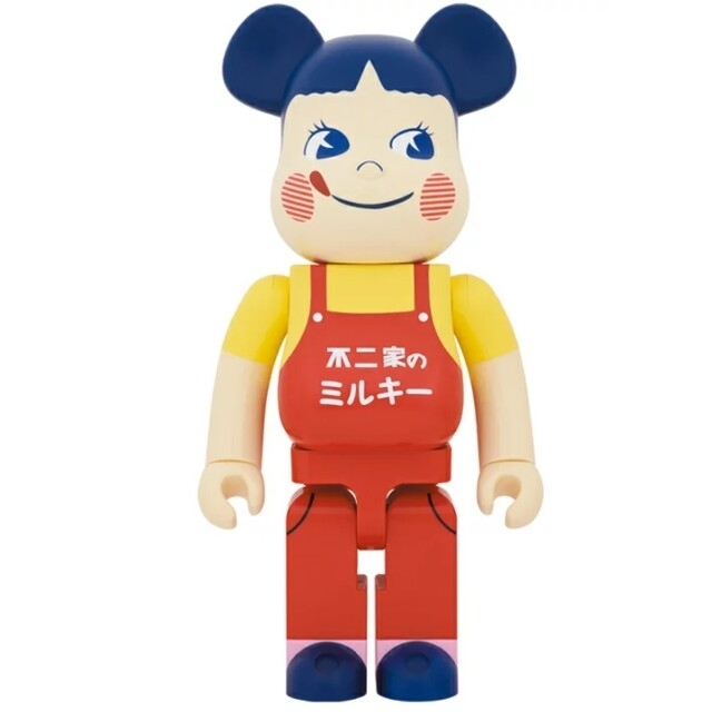 不二家(フジヤ)のBE@RBRICK ホーロー看板 ペコちゃん 1000％ ハンドメイドのおもちゃ(フィギュア)の商品写真