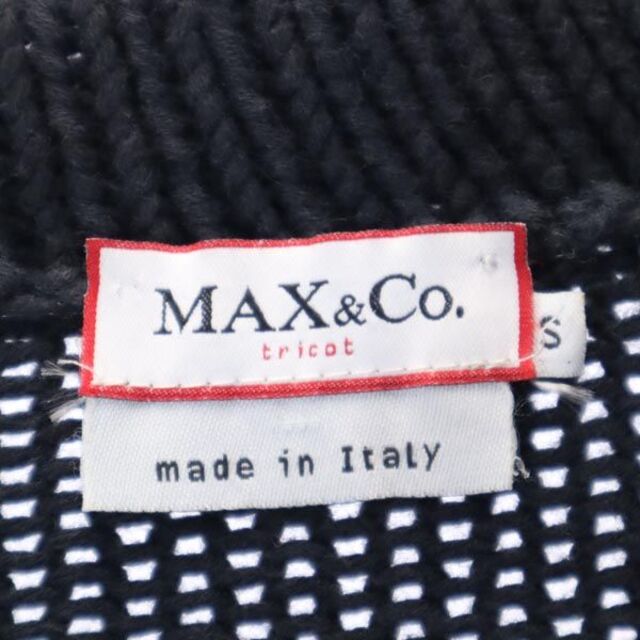 マックスアンドコー イタリア製 ニットジャケット S ネイビー系 MAX&CO レディース   【221018】 5