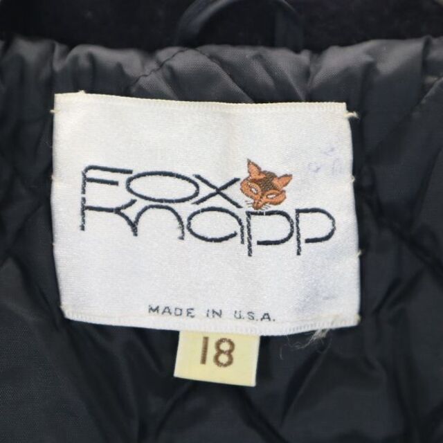 フォックスナップ 80s USA製 ピーコート 18 ネイビー Fox Knapp 裏キルティング ヴィンテージ メンズ   【R221020】 7