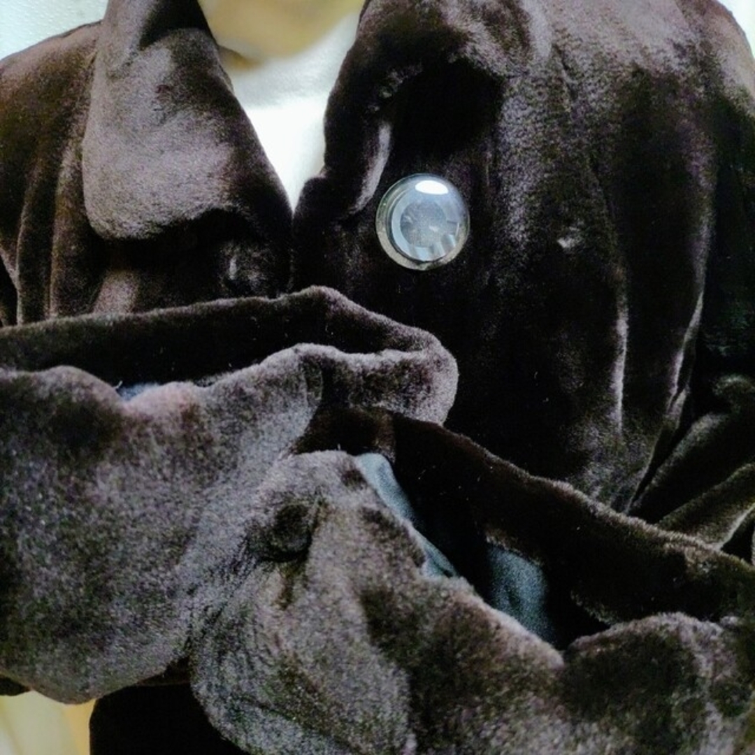 シェアードミンク ショート丈 コート 毛皮保証書付き サガミンク 韓国 5