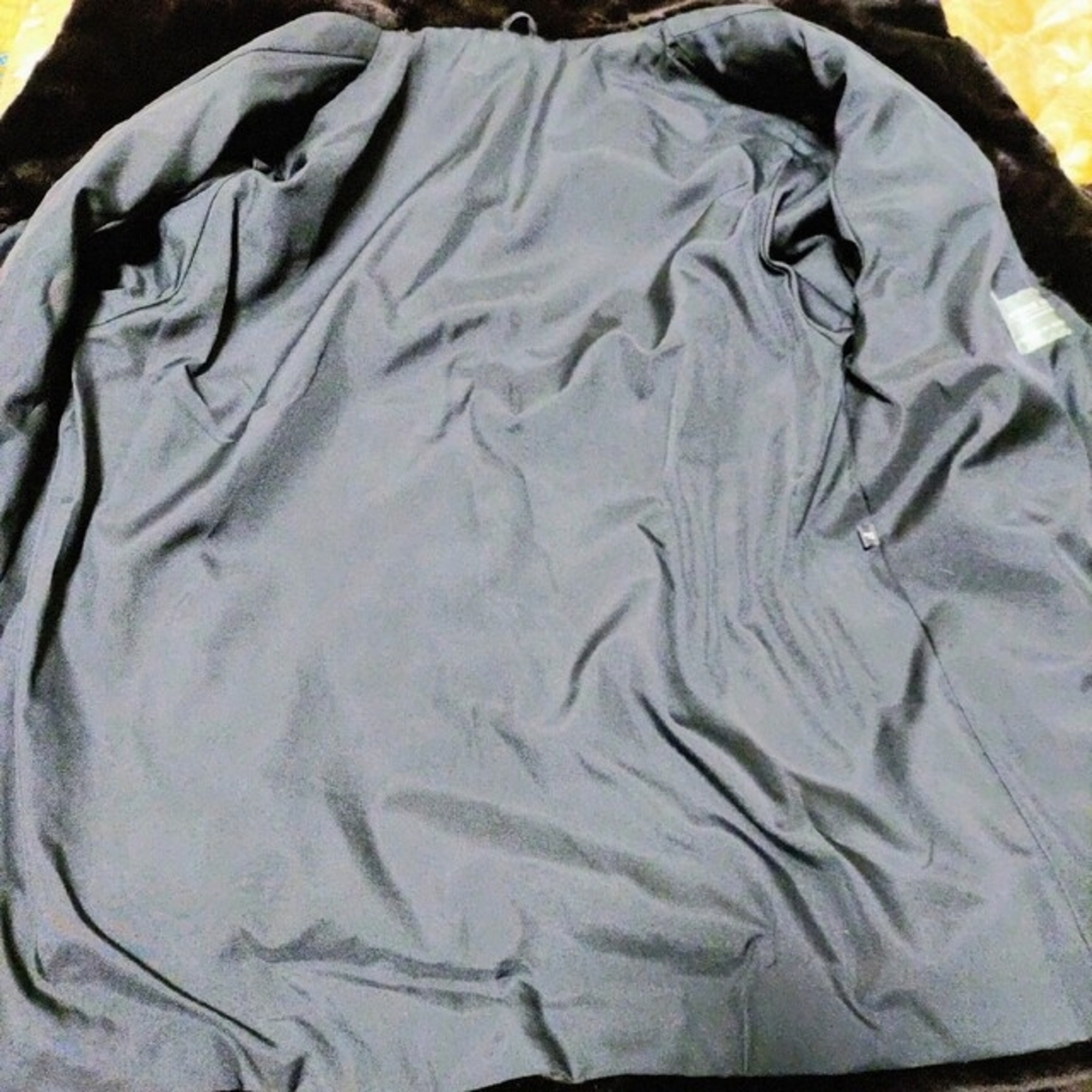シェアードミンク ショート丈 コート 毛皮保証書付き サガミンク 韓国 レディースのジャケット/アウター(毛皮/ファーコート)の商品写真