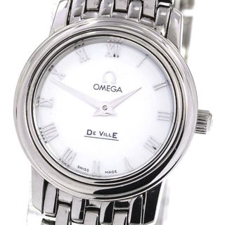 オメガ(OMEGA)の☆良品 ★保証書付き【OMEGA】オメガ デビル プレステージ 4570.71 クォーツ レディース_719557【ev15】(腕時計)