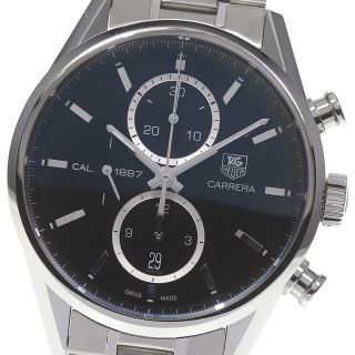 ☆ジャンク 【TAG HEUER】タグホイヤー カレラ CAL.1887 クロノグラフ CAR2110 自動巻き メンズ_708523