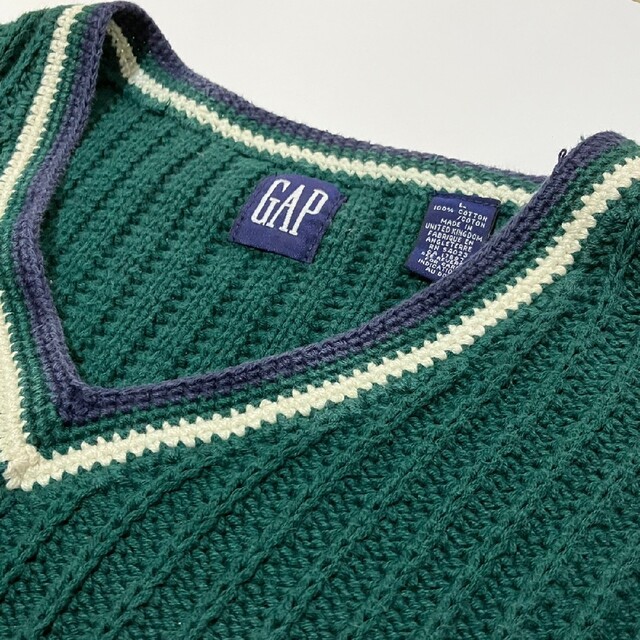 GAP(ギャップ)の【OLD GAP】 90's 00's コットン リブニット セーター A メンズのトップス(ニット/セーター)の商品写真