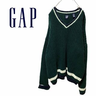 ギャップ(GAP)の【OLD GAP】 90's 00's コットン リブニット セーター A(ニット/セーター)