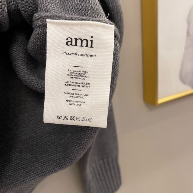 人気商品 AMIPARIS アミパリス ニット セーター ami paris M econet.bi
