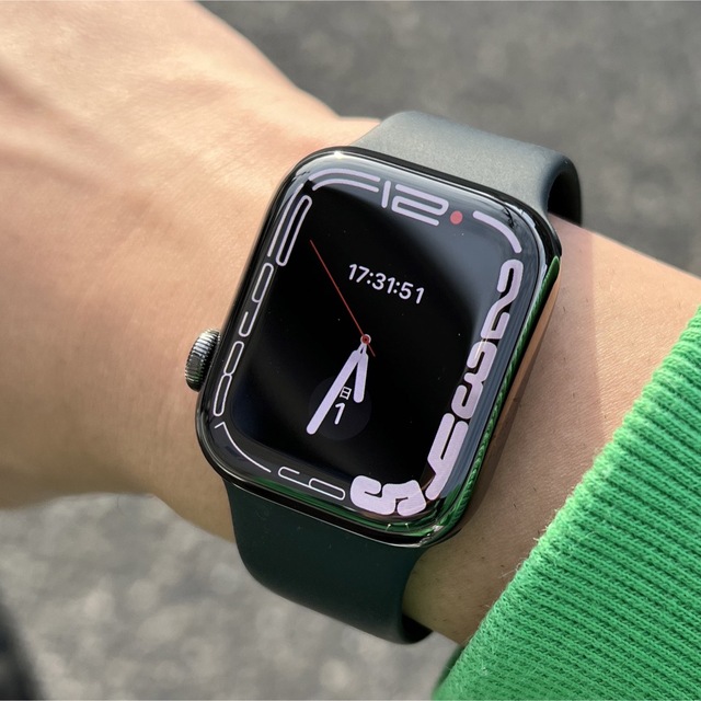 100％品質 Apple Watch - Apple Watch series7 41mm グラファイト