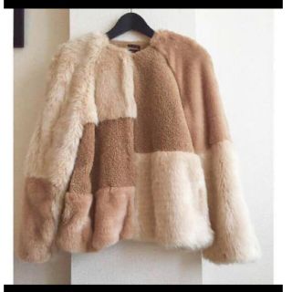 ザラ(ZARA)のZARA ファーコート ＸＬ(毛皮/ファーコート)