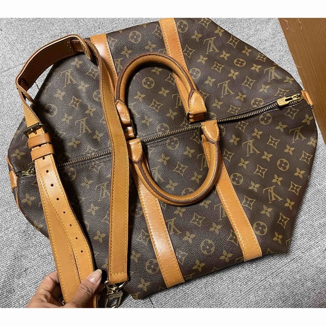 取り外し可能調整可能ハンドル【時限値下げ】LOUIS VUITTON キーポル・バンドリエール　45