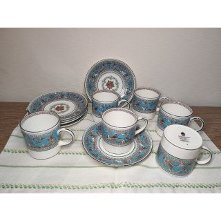 ウェッジウッド(WEDGWOOD)のウェッジウッド　コーヒーカップセット　6客　黒壺(食器)