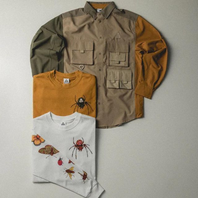 NIKE - 【海外限定】NIKE ACG INSECTS TEE 海外Lサイズ マスタードの